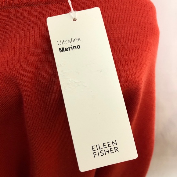 NWT Eileen Fisher Merino Scoop Neck Sweater XL - Picture 7 of 7